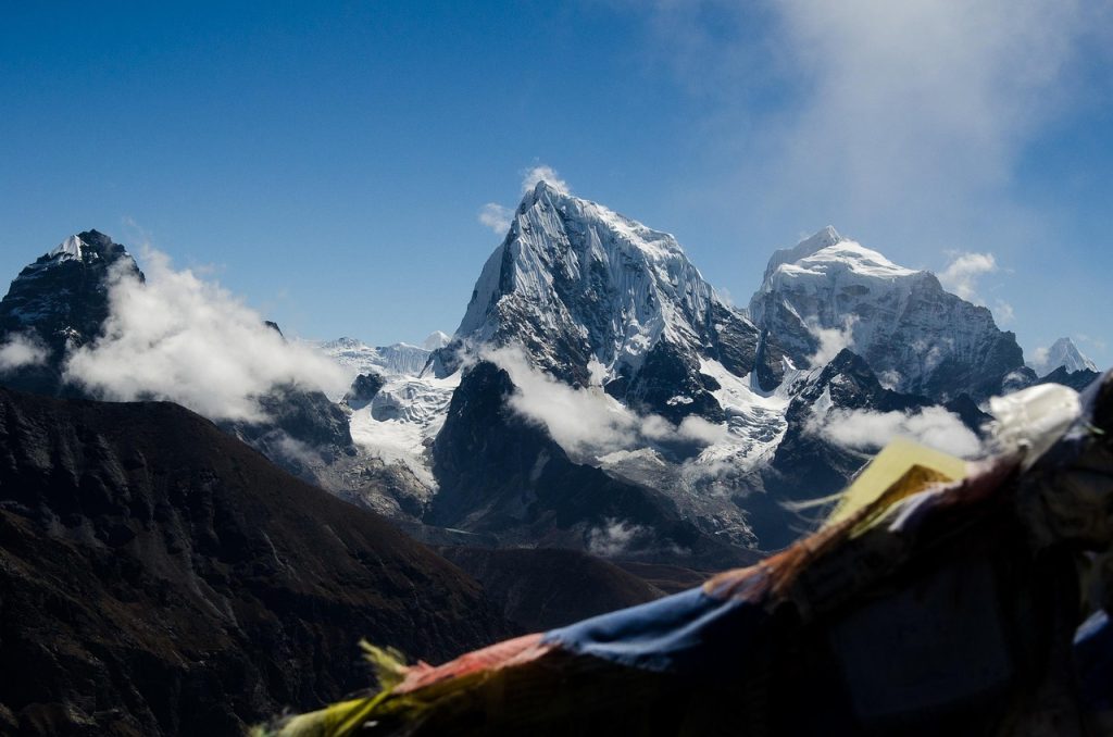 mountain, nature, everest, himalaya